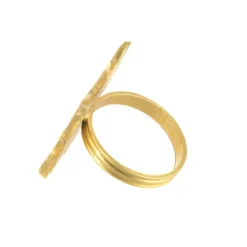 Napkin Ring Brass Sun