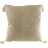Natural Animal Print Cusion with Tassels