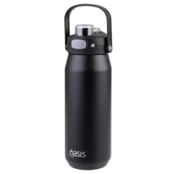 Oasis Ceramic Bottle Black