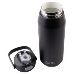 Oasis Ceramic Bottle Black