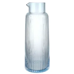 Optic Glass Pitcher Blue 1L