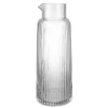 Optic Glass Pitcher Clear
