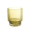 Optic Glass Tumbler Olive Green