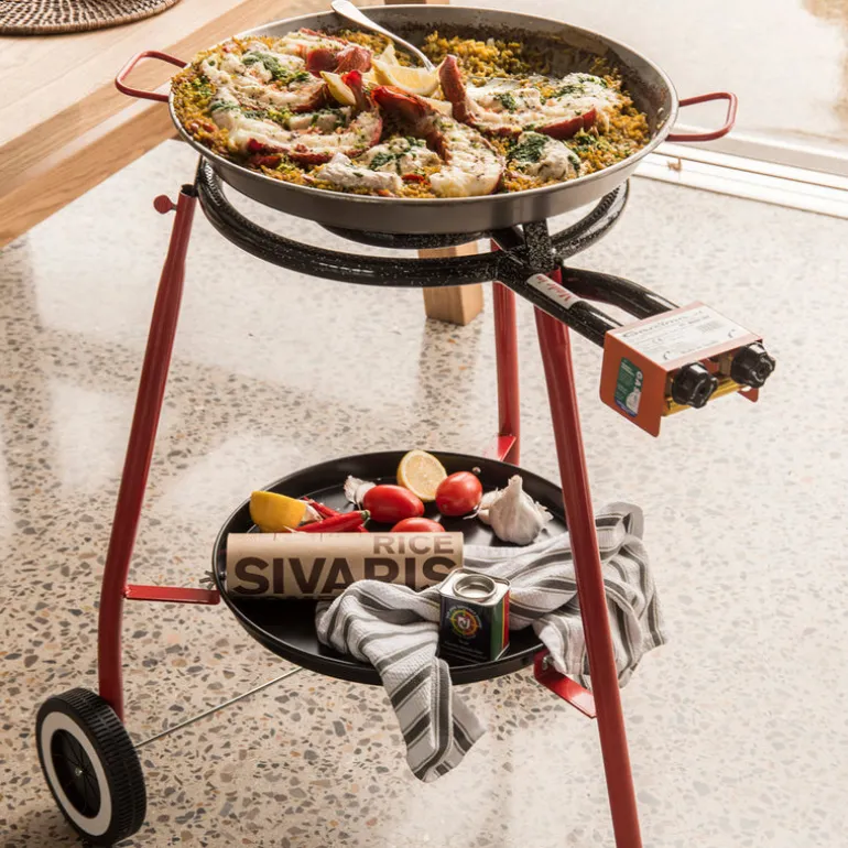Paella Set - Gas Ring & Steel Paella Pan
