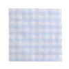 Paper Napkin Light Blue Gingham Pack