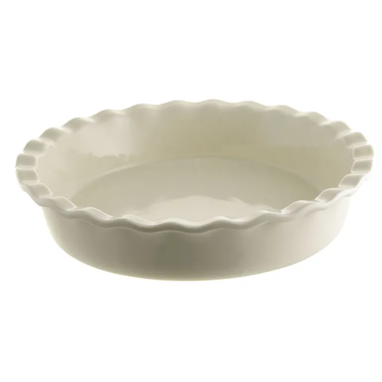 Pie Dish Round Cream