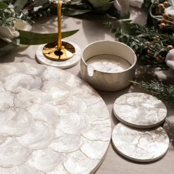 Placemat Capiz Pearl