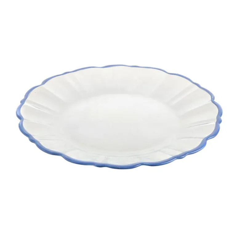 Plate Elegance Blue Rim