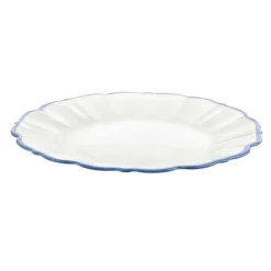 Plate Elegance Blue Rim