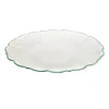 Plate Elegance Green Rim