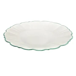 Plate Elegance Green Rim