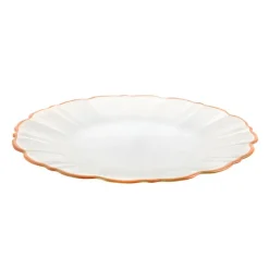 Plate Elegance Orange Rim