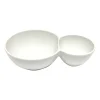 Porcelain Bowl with 2 Divisions 30cm