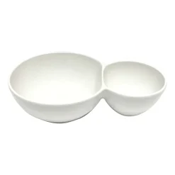 Porcelain Bowl with 2 Divisions 30cm
