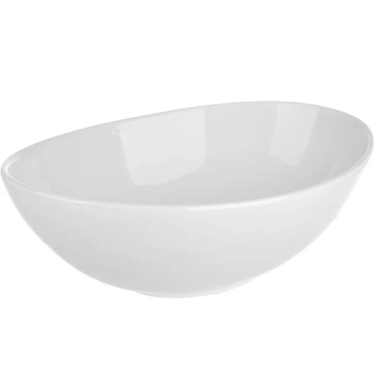Porcelain Oval Bowl 35cm