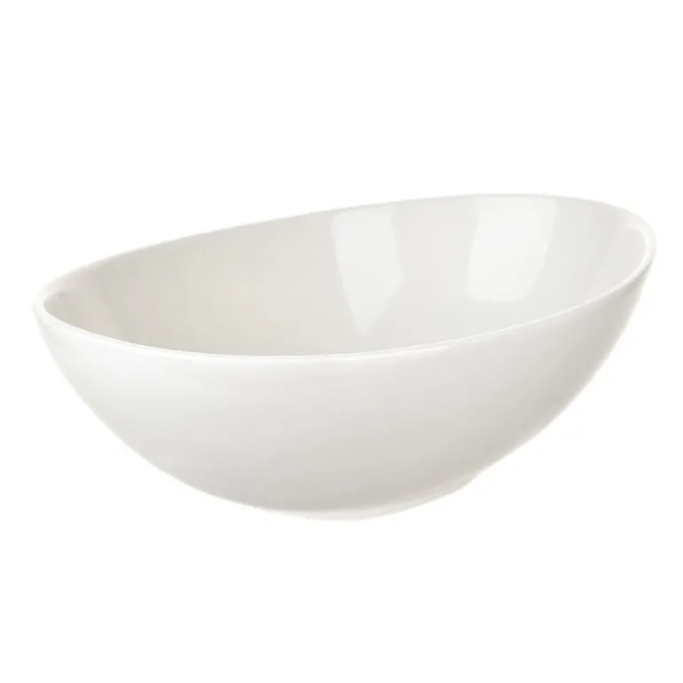 Porcelain Oval Bowl 24.5cm