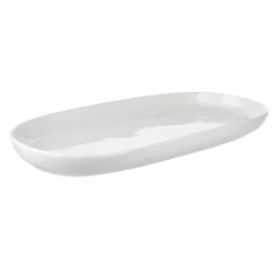 Porcelain Oval Serving Plate Medium