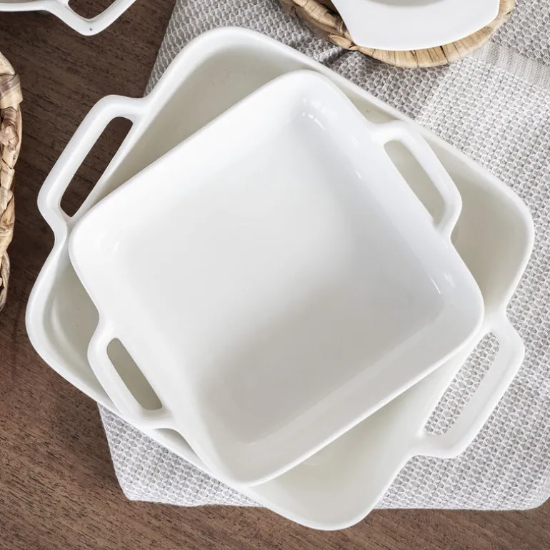 Porcelain Square Baking Dish 20cm