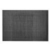 PVC Rectangle Placemat with Border Black