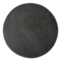 PVC Round Placemat Black