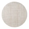 PVC Round Placemat Natural Taupe