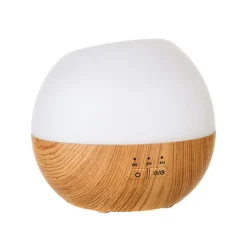Rechargeable White & Wood Grain Ultrasonic Diffuser