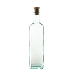 Recycled Glass Oil Bottle Square