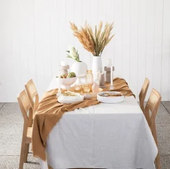 Ribbed Vase Vogue White 40cm