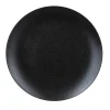 Round Black Side Plate