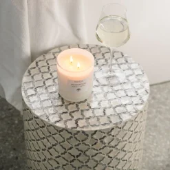 Side Table Capiz Pearl/Grey