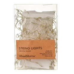 Silver Crystal String Lights