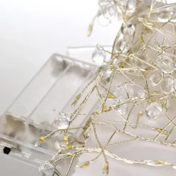 Silver Crystal String Lights