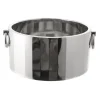 Stainless Steel Party Tub Double Wall Texture Shiny