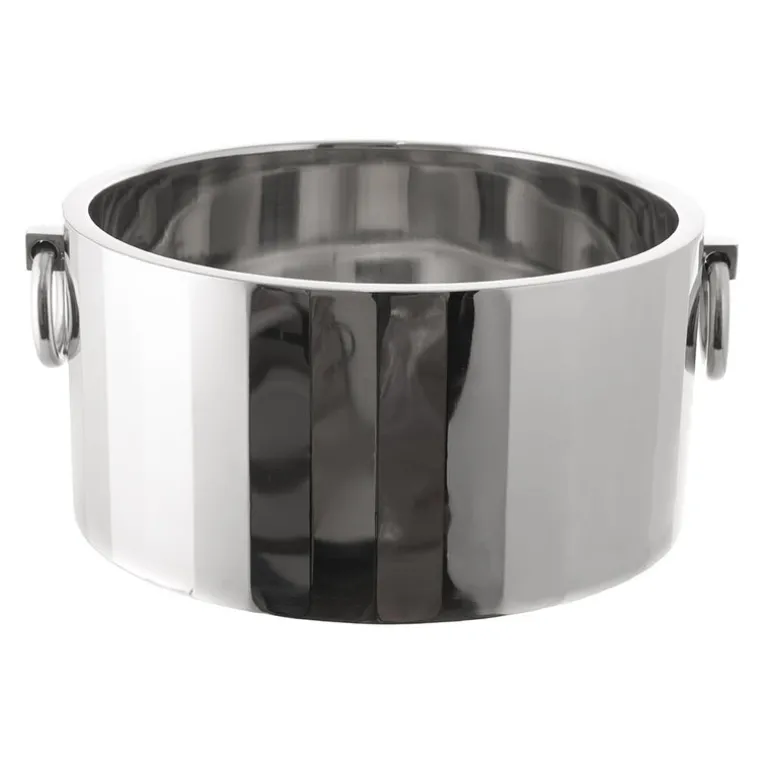 Stainless Steel Party Tub Double Wall Texture Shiny
