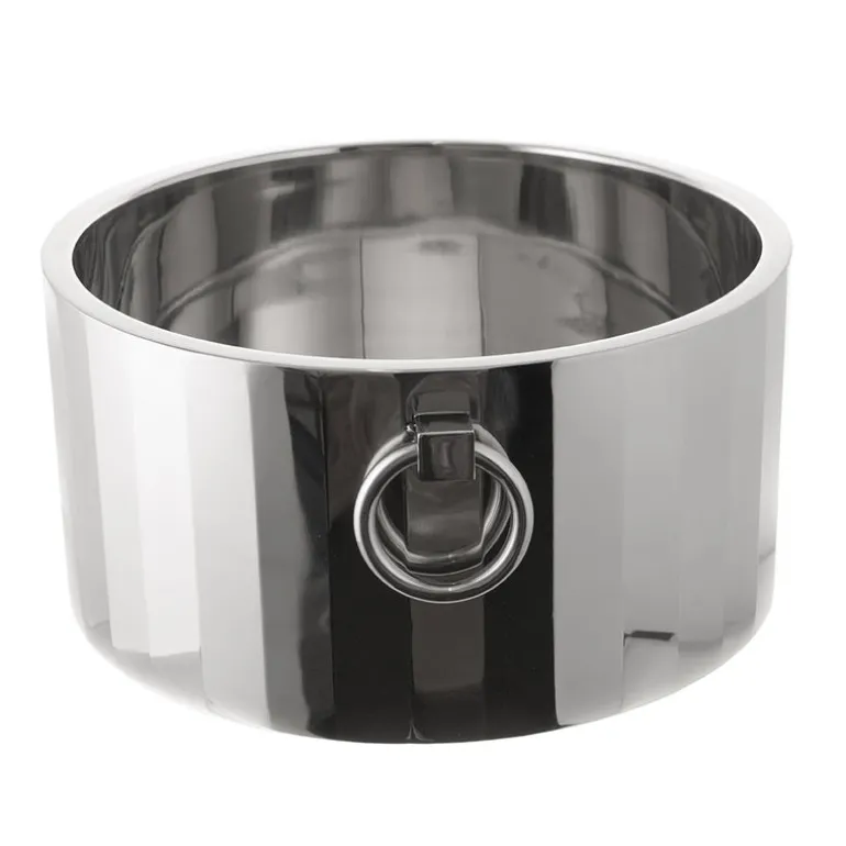Stainless Steel Party Tub Double Wall Texture Shiny