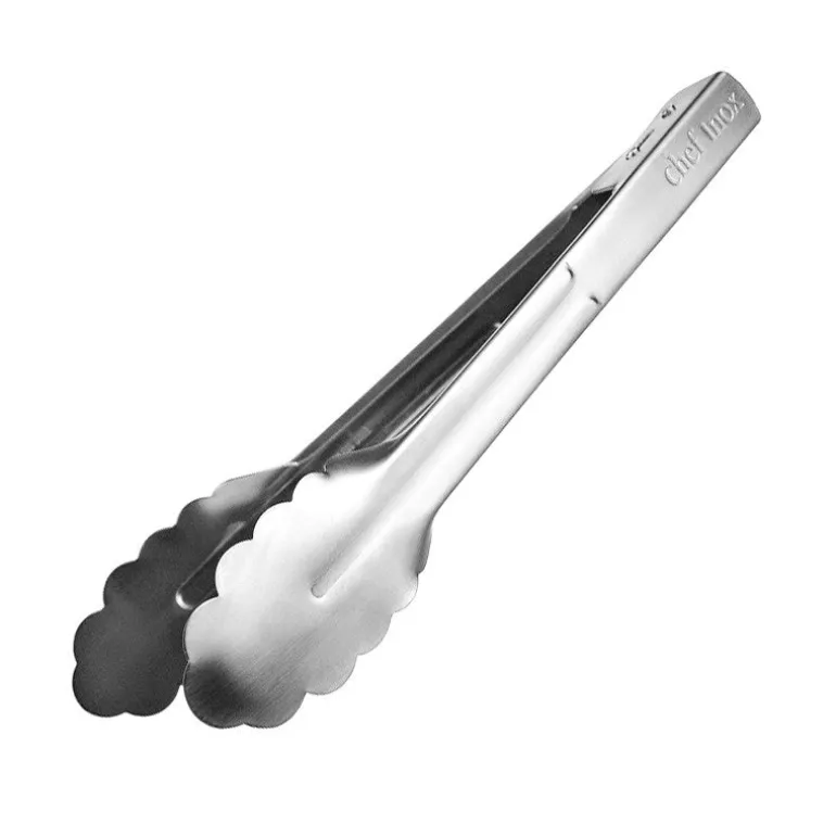 Stainless Steel Tongs Autolock 23cm