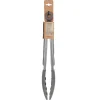 Stainless Steel Tongs Silicone Grey Tip