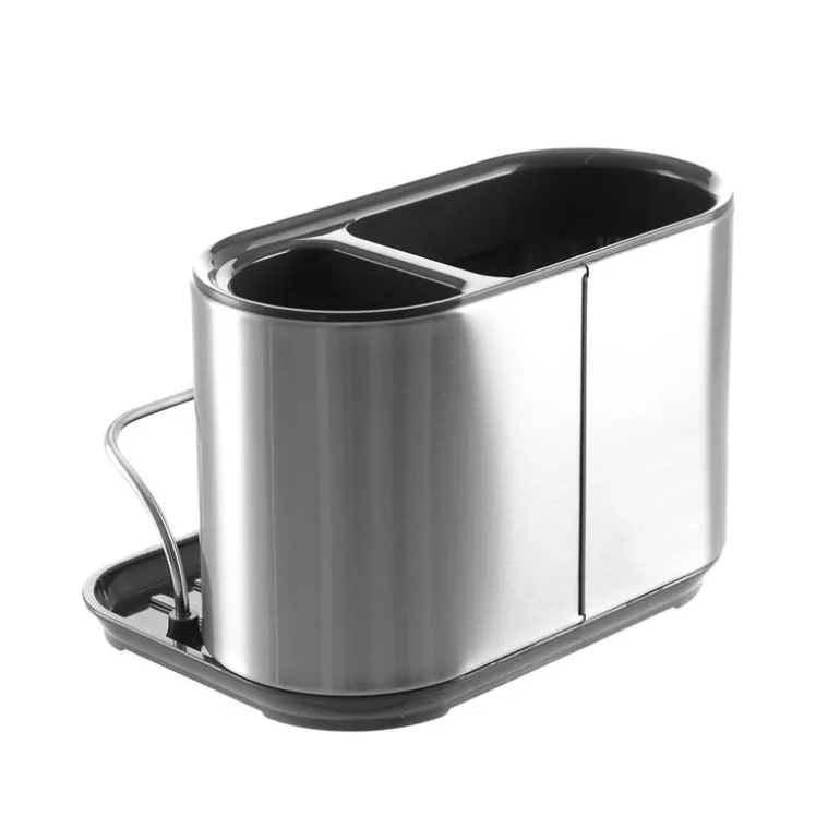 Stainless Steel Utensil Holder with Bracket
