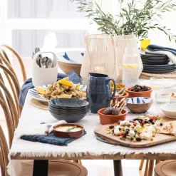 Stoneware Bowl Mediterranean Blue