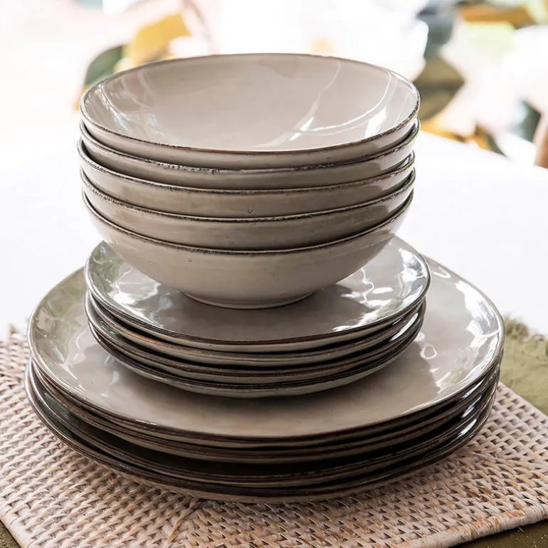 Stoneware Dinner Plate Olive Green