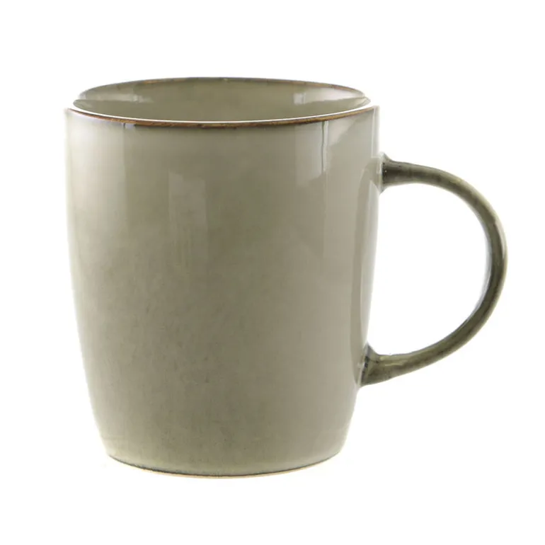 Stoneware Mug Set Olive Green