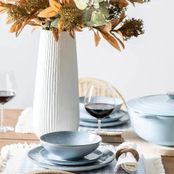 Stoneware Side Plate Light Blue