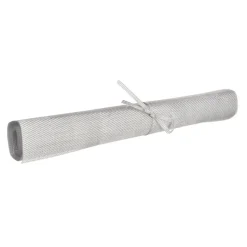 Table Runner Silver PVC with Border