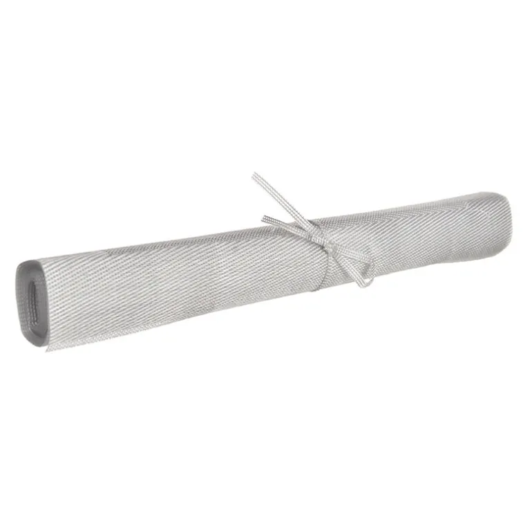 Table Runner Silver PVC with Border