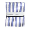 Tea Towel Set/4 Marine & Midnight Stripe
