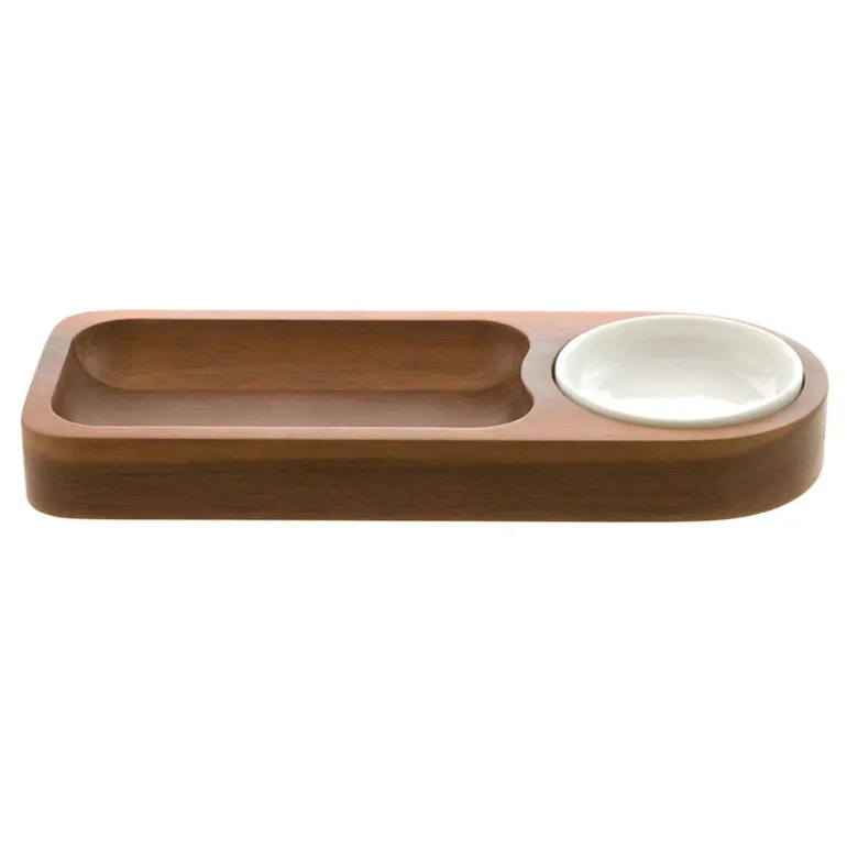 Tray & Dip Bowl Set 2 pce