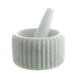 White Marble Mortar & Pestle